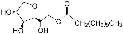 1338-39-2  ,微溶于液体石蜡,难溶于水,分散后呈乳状溶液.hlb=8.6.