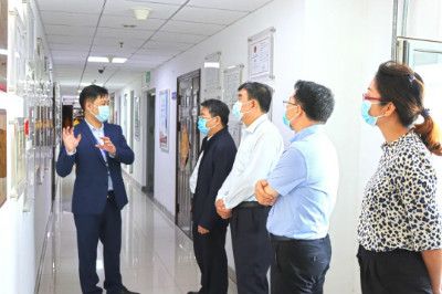 天津市发改委,滨海高新区经发局领导莅临同阳科技考察